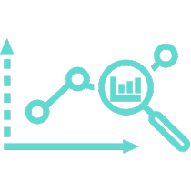 Icon of predictive analytics