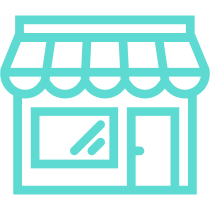 Icon of a physical storefront