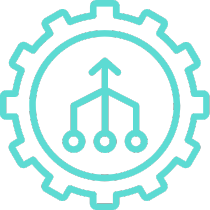 streamlined Icon indicating streamlining repetitive processes