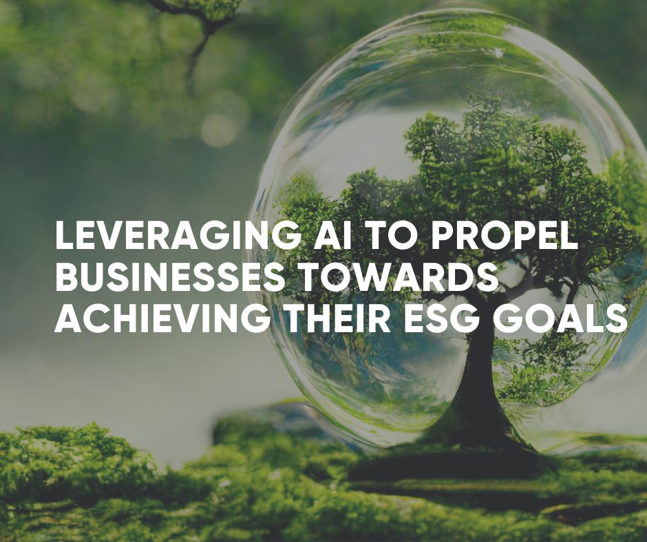 Can AI Save the Reaching ESG goals with Artificial Intelligence