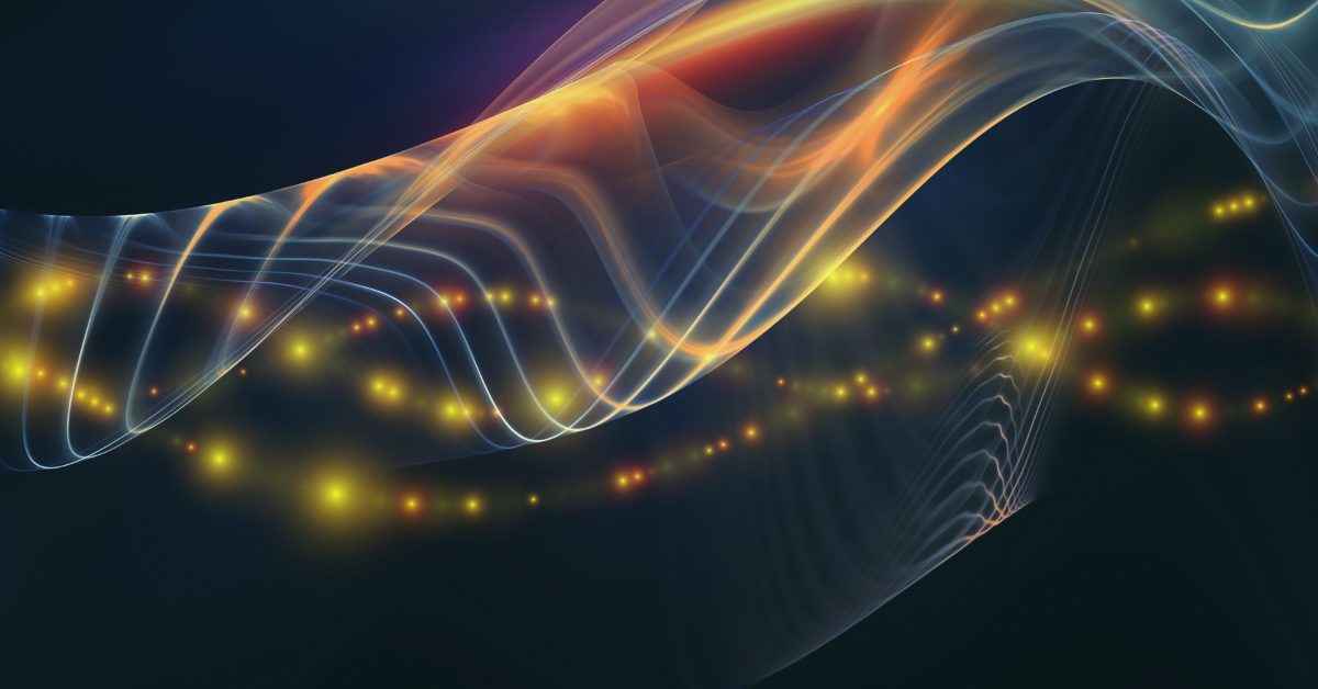 Abstract image indicating an acceleration of data analytics