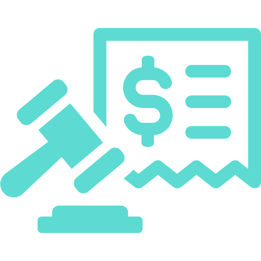 Icon indicating potential monetary penalties for non-compliance