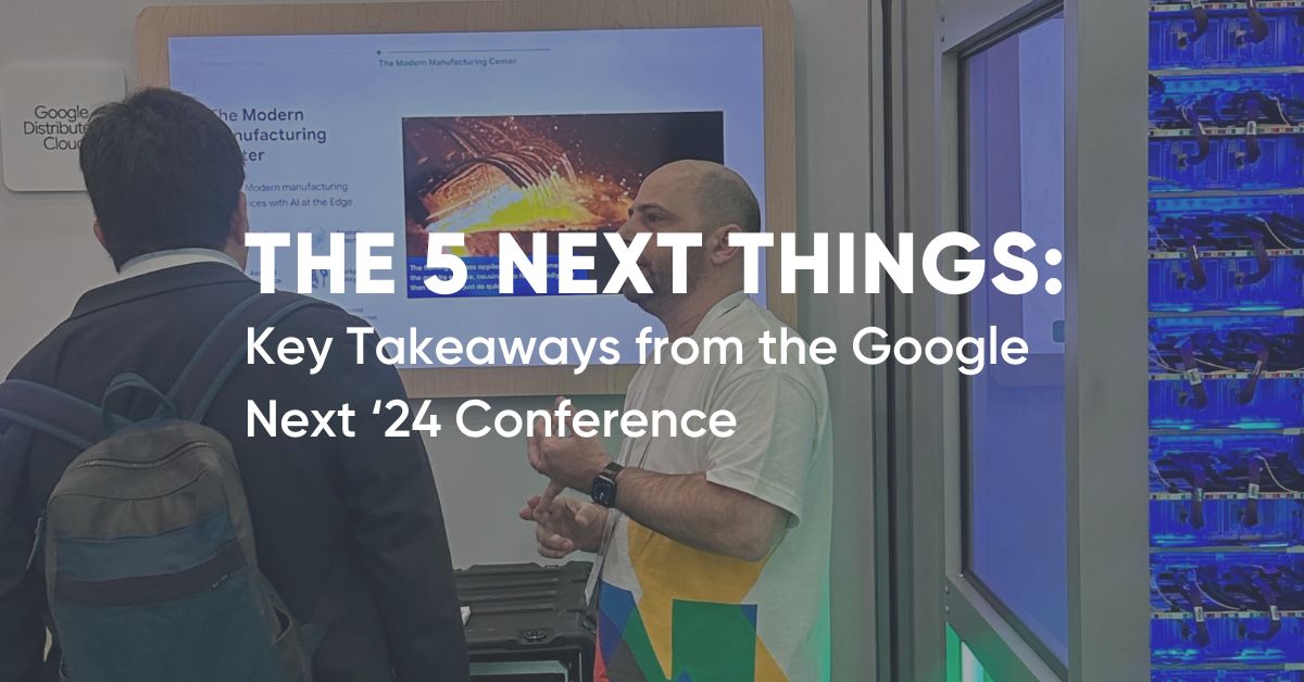 image from Google Next conference