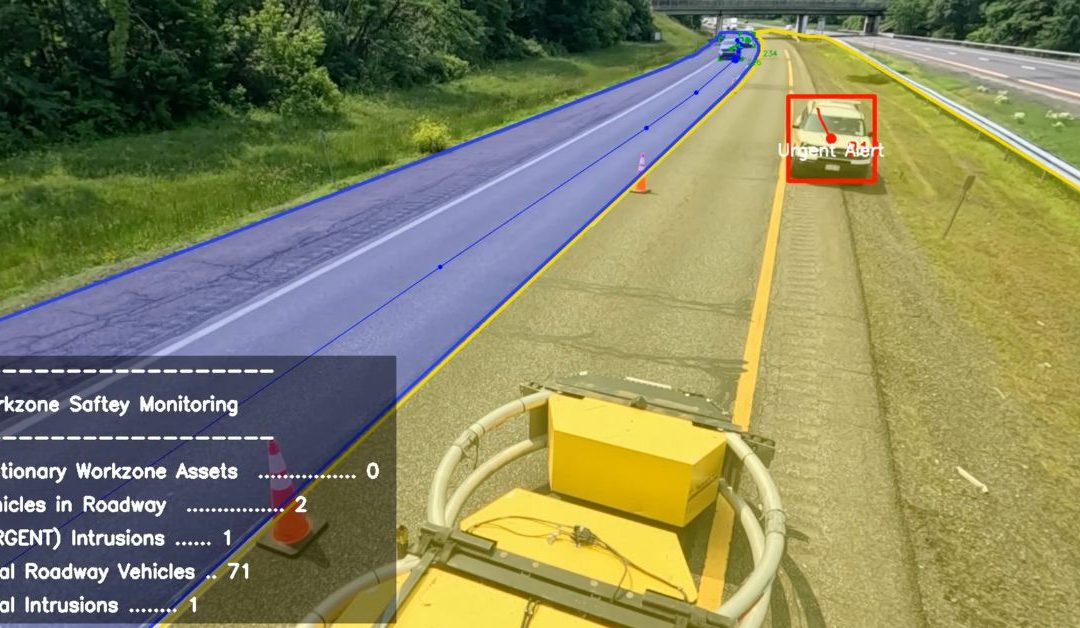 Work Zone Safety Monitoring with Vision AI