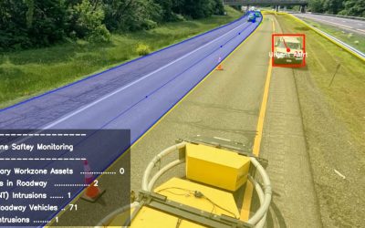 Work Zone Safety Monitoring with Vision AI